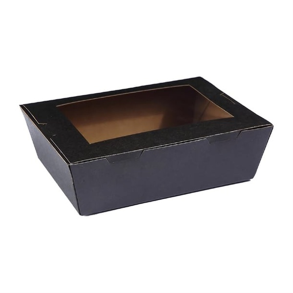 Lunch Box - Large Black with Window 200 Det
