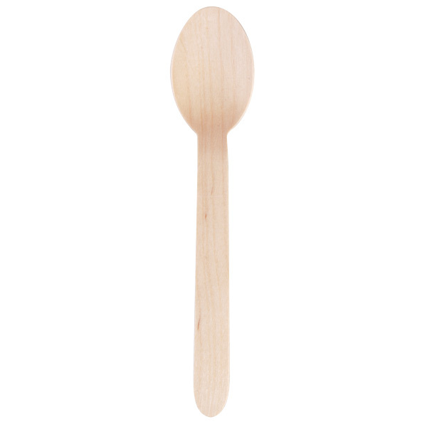 Cutlery - Teaspoon Wooden Wax Coated By 100/20