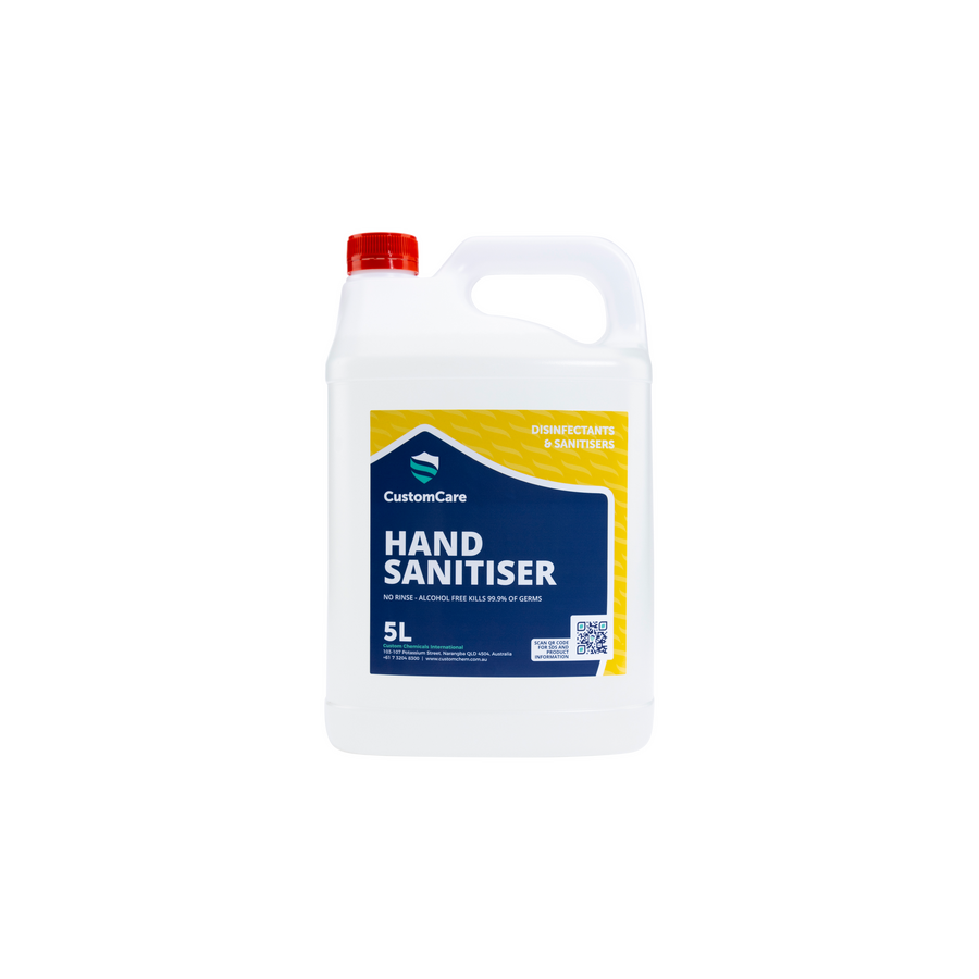 Sanitiser - Hand Water Based Alcohol Free 5L Cus