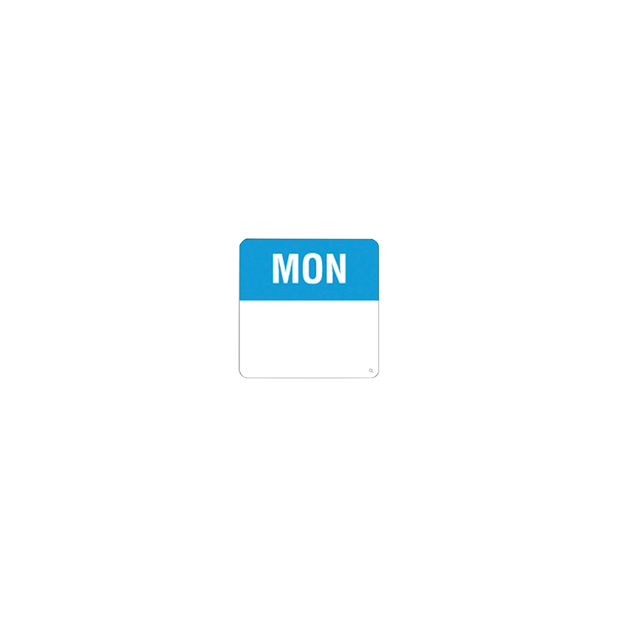 Sticker - Monday 40mm Square Removable