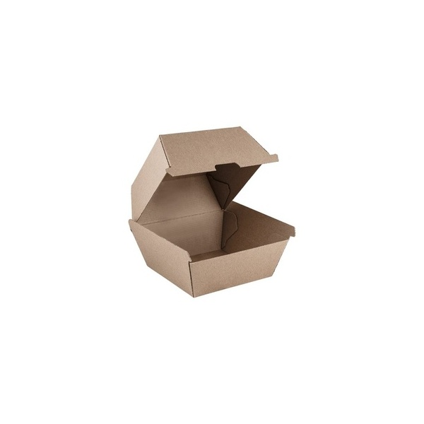 Burger Box - X/Large Kraft Tall Huh 25/10