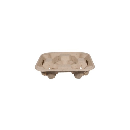 Cup Tray - 4 Moulded 75/4 Bio