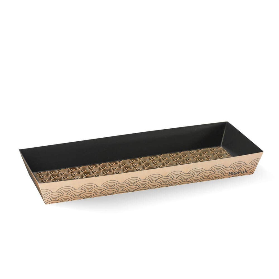 Sushi Tray Base - LONG 192x63mm BioBoard 50/6 Bio