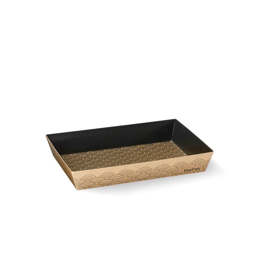 Sushi Tray Base - Small 133x88mm BioBoard 50/6 Bio