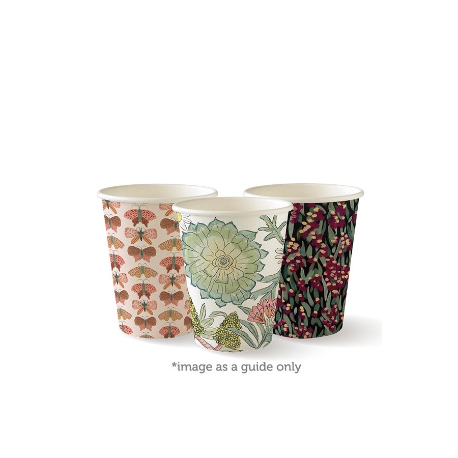 Coffee Cup - 8oz Art Series Single Wall (80mm) Bio 50/20