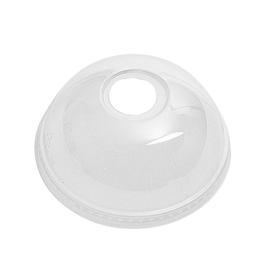Clear Cup Lid - Dome RPET 90mm Pin 100/10