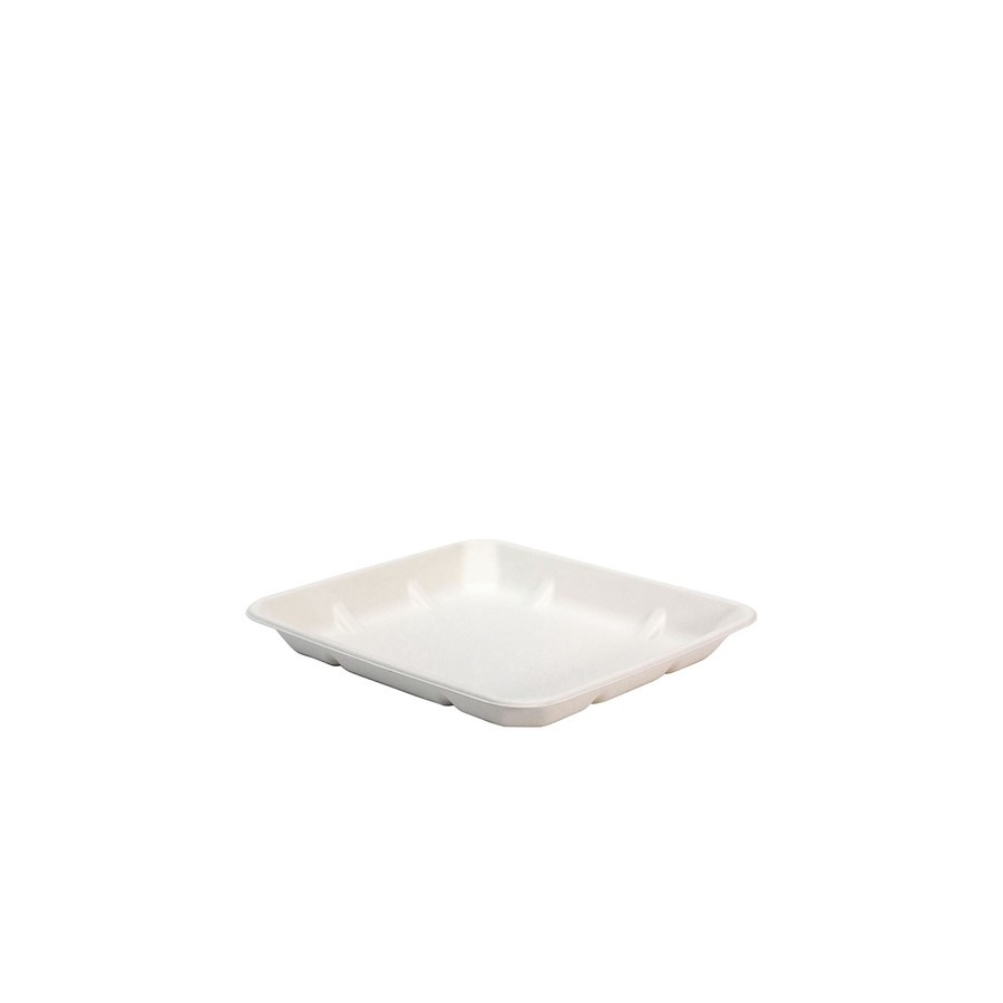 Tray - Sugarcane Natural 186x212x25mm 7x8" FPA 125/4