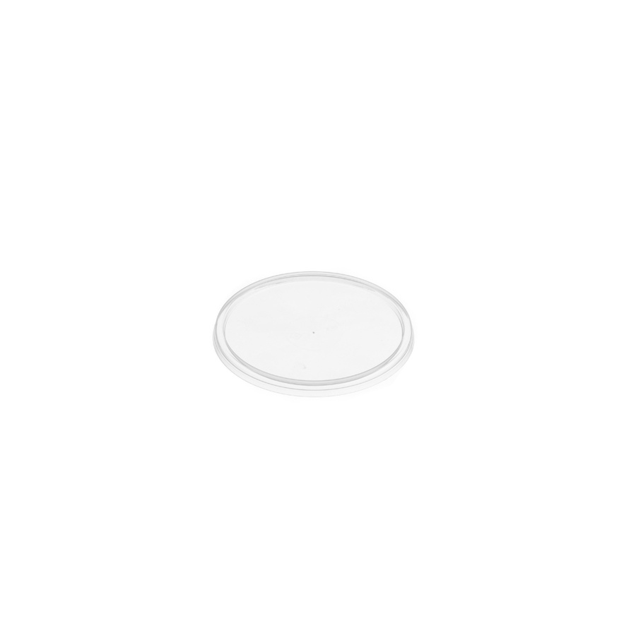 Round Container Lid - to suit 220/600ml Clear Genfac CM 50/10