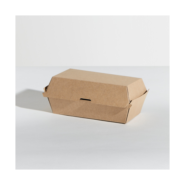 Snack Box - Regular Kraft Enviro 175X91X50mm Pin 50/4