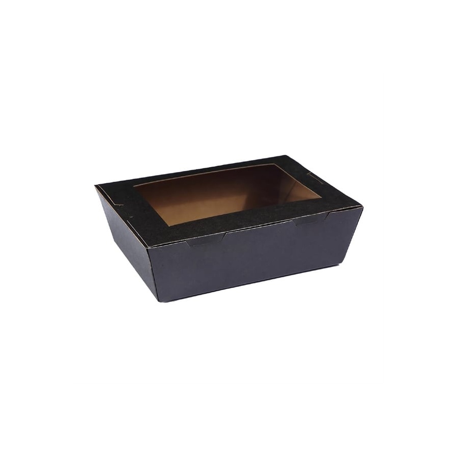 Lunch Box - Large Black with Window 200 Det