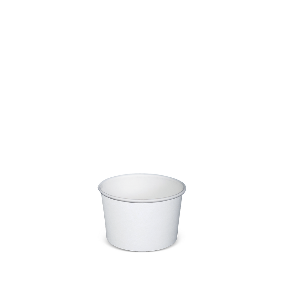 Sauce Cup - 2oz PLA Lined White Det 100/25