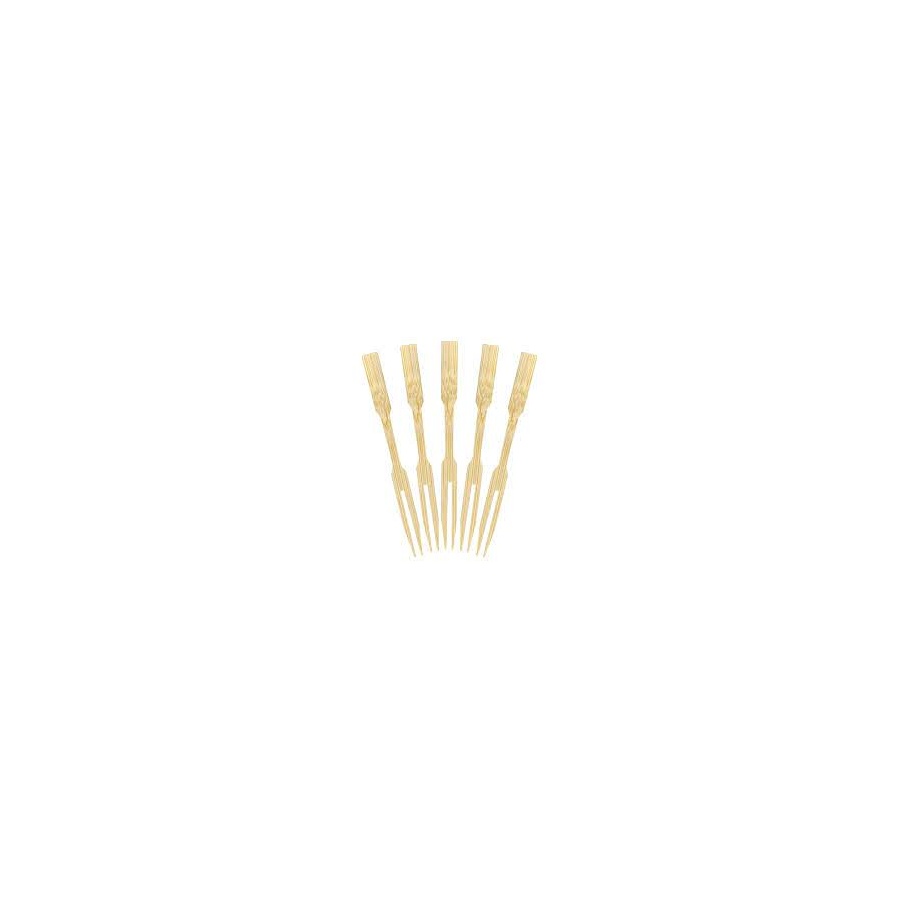 Cocktail Fork - Bamboo One Tree Byg 100/12