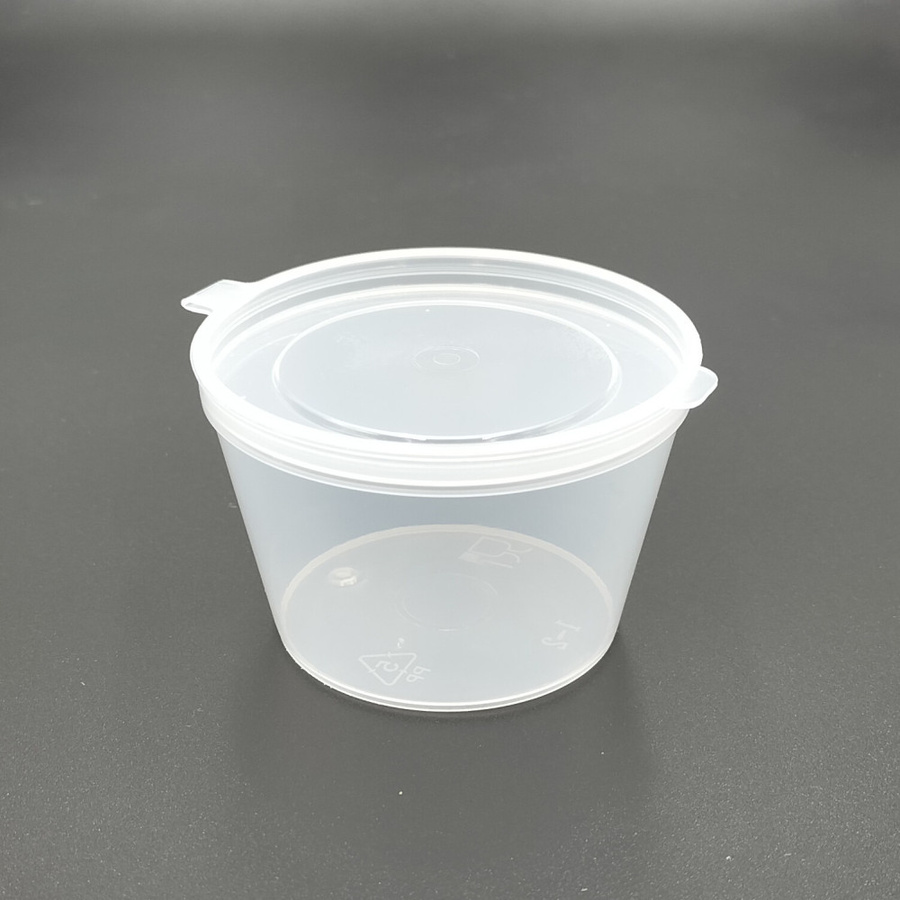 Sauce Cup - 4oz/100ml Hinged Lid GP 50/20