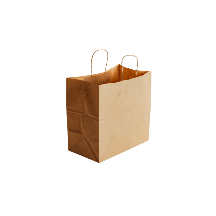 Carry Bag - Large Kraft Twist Handle  350x230x320mm Pin 250