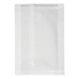 [PBB36432] Paper Bread Bag White - Double